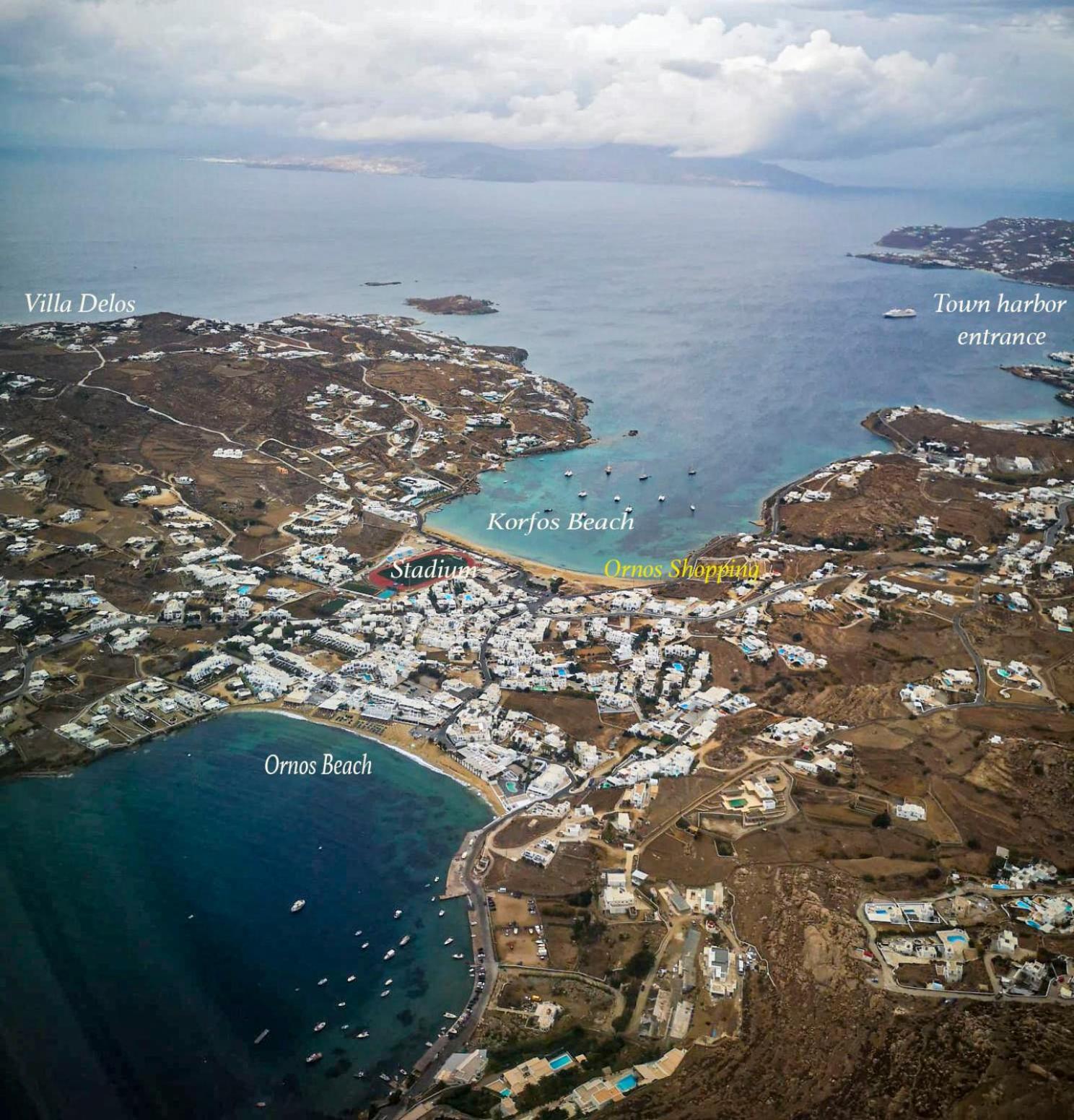 Villa Delos Sunset View Mykonos Town Exterior photo